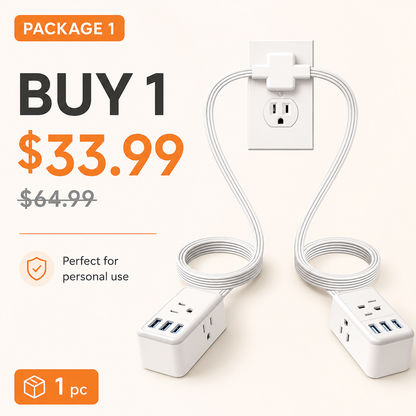 Twin Extension Cord Splitter