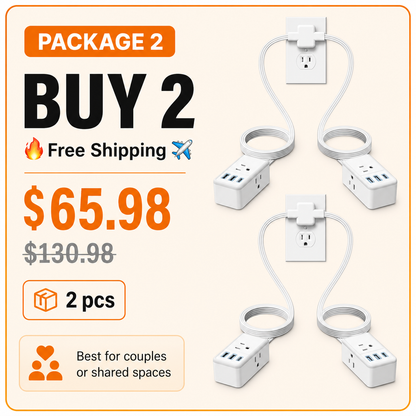 Twin Extension Cord Splitter