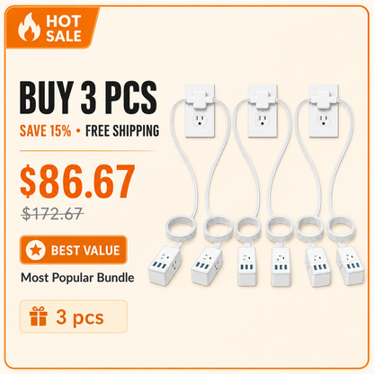 Twin Extension Cord Splitter