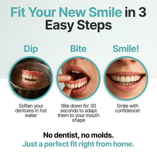 ⏰ Custom-Fit Dentures  ENDS TODAY   50% OFF | Smile with Confidence|Buy 2, Get 1 Free