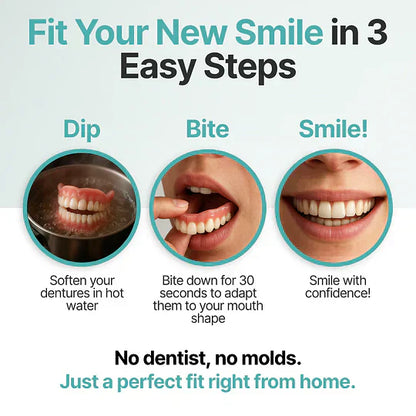 ⏰ Custom-Fit Dentures  ENDS TODAY   50% OFF | Smile with Confidence|Buy 2, Get 1 Free